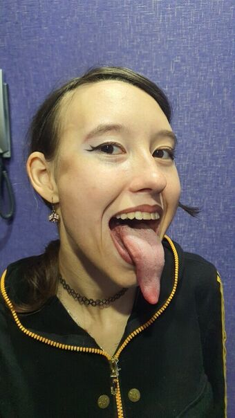 Long Tongue Fetish Nude Leaks OnlyFans Photo 70