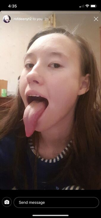 Long Tongue Fetish Nude Leaks OnlyFans Photo 76