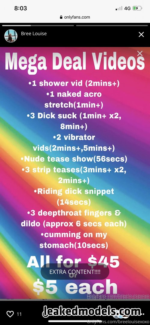 breelouisexoxo nude leaks leakedmodels.com 050 - Bree Louise – breelouisexoxo OnlyFans Leaks (89 Photos and 9 Videos)