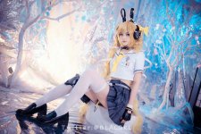 Blacqkl (白莉爱吃巧克力) cosplay Angela - King of Glory (11).jpg