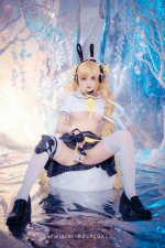 Blacqkl (白莉爱吃巧克力) cosplay Angela - King of Glory (76).jpg