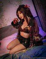 Aery Tiefling cosplay Hutao - Genshin Impact (13).jpg