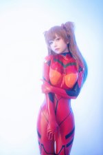 Nekokoyoshi (爆机少女喵小吉) cosplay Asuka Langley Soryu - Evangelion (10).jpg