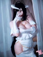 MollyRedWolf cosplay Albedo - Overlord (7).jpg