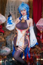 Arty Huang (Arty亚缇) cosplay Ganyu - Genshin Impact (1).jpg
